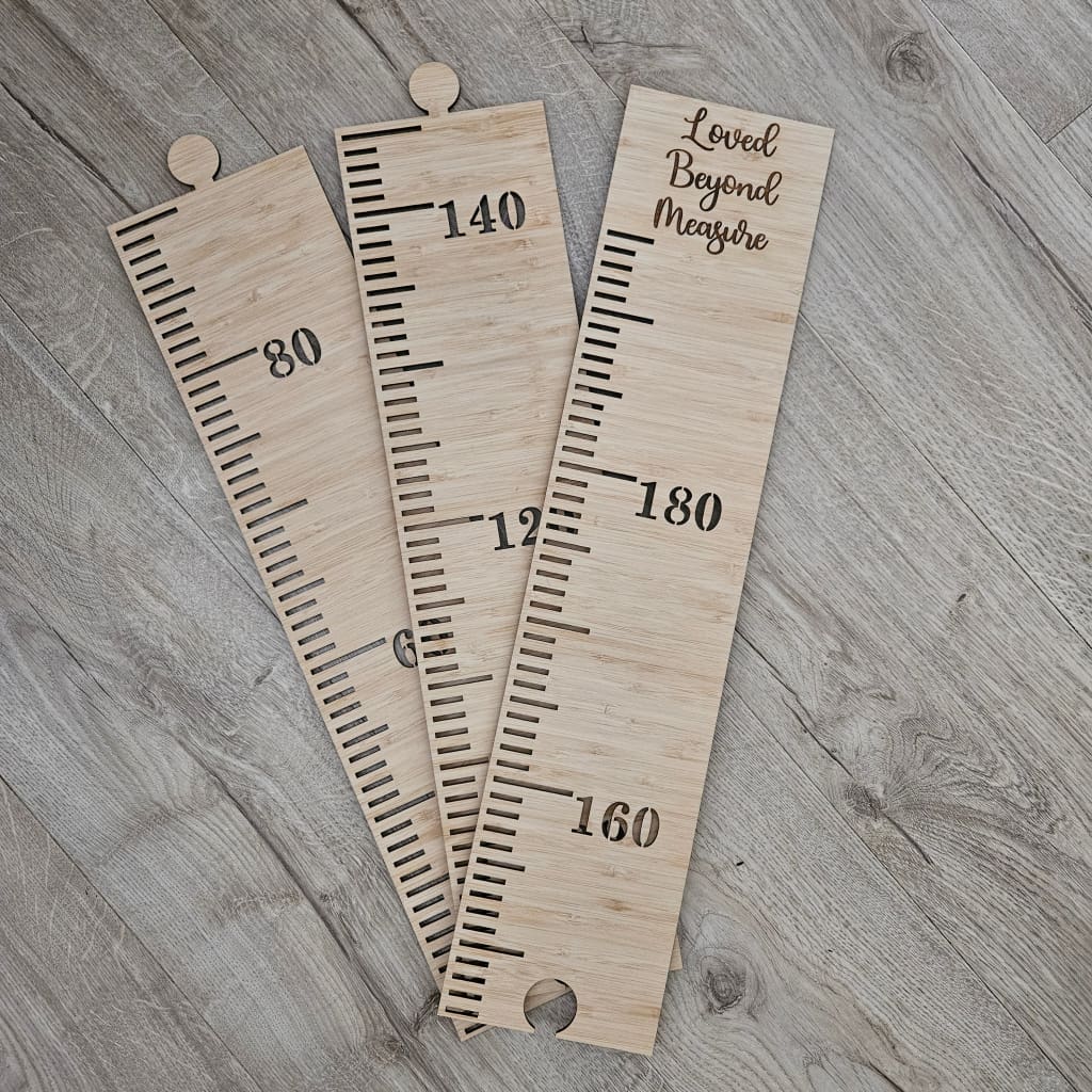 Bamboo Sectional Height Chart - Height Chart