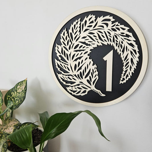 NZ One cent Coin Wall Art - Geometric Animals