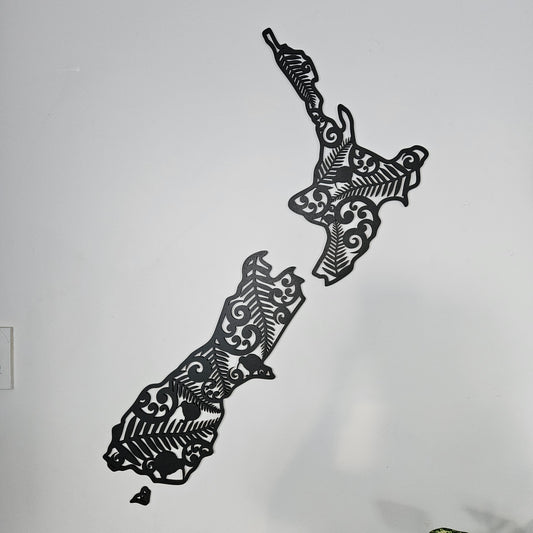 New Zealand Kiwiana Map