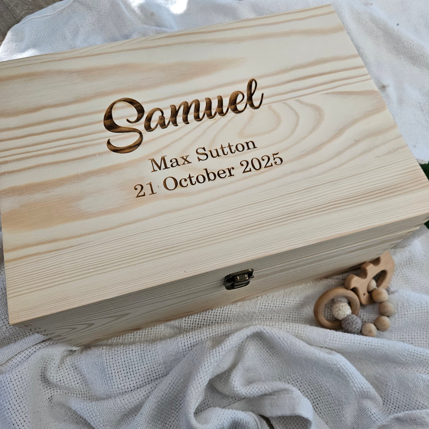 Samuel Wooden Keepsake Box (Pre-Order)