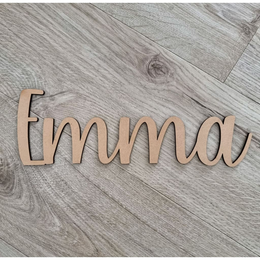 Wall Name Plaque Free Personalisation Nude - Laser Cut Name Plaque