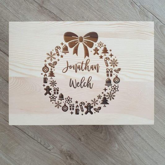 Christmas Eve Box Wreath - Keepsake Box