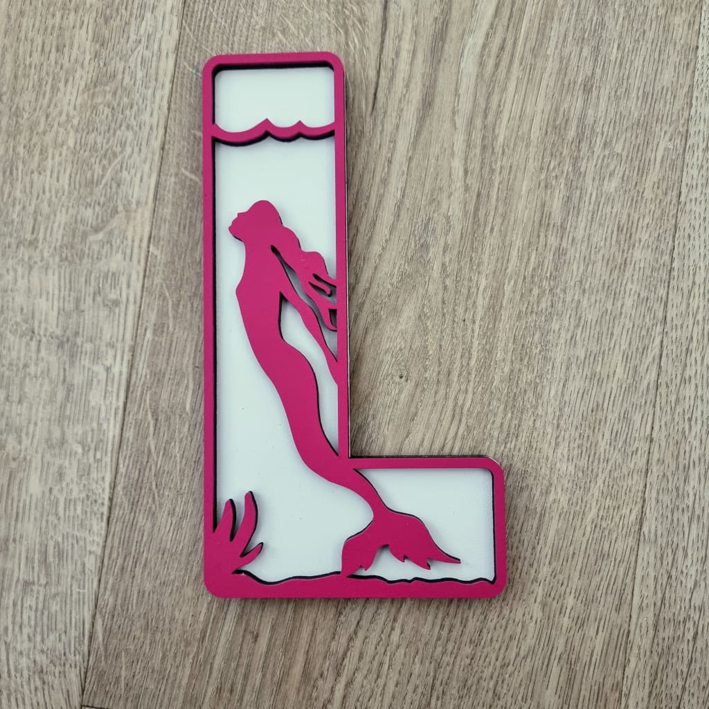 Mermaid Letters Large - Letter Tiles