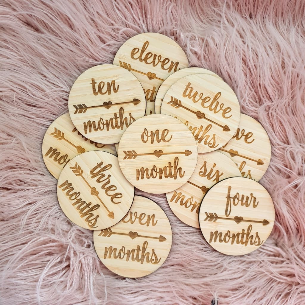 Milestone Cards Set - Baby