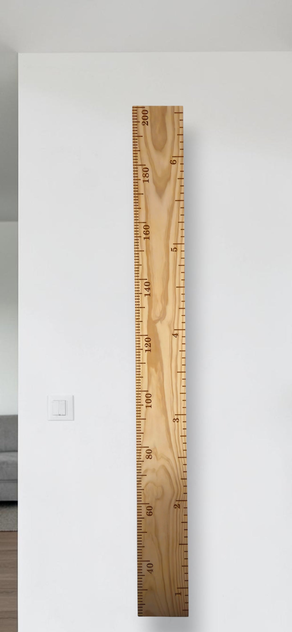 Centimeters And Inches Pine Height Chart