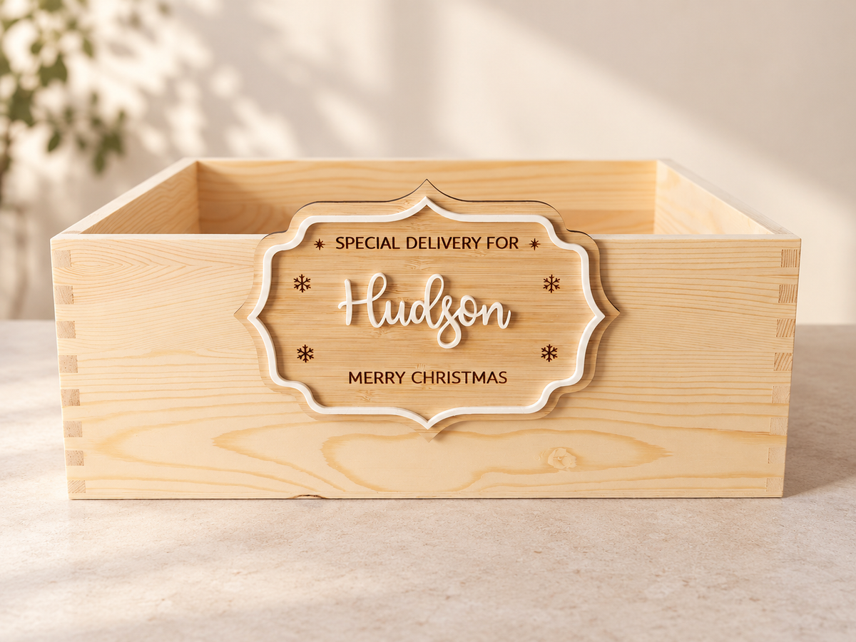 Personalised Special Delivery Christmas Box