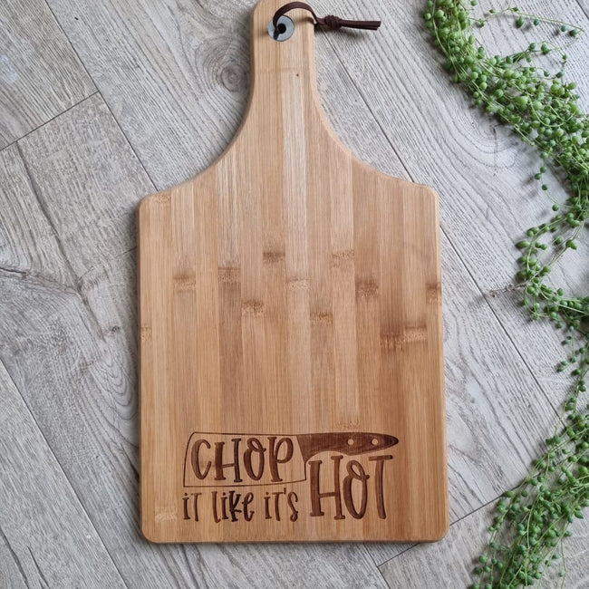 Bamboo Cheese Board - Chop It Like It’s Hot - Cheese Boards