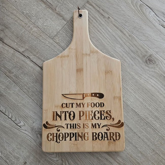Bamboo Cheese Board - Cut My Food Into Pieces Boards