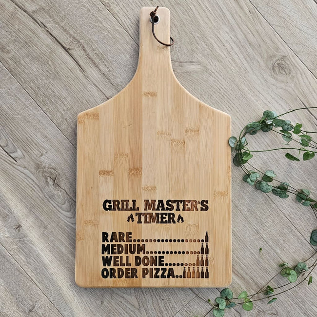 Bamboo Cheese Board Grill Masters Timer - Cheese Boards