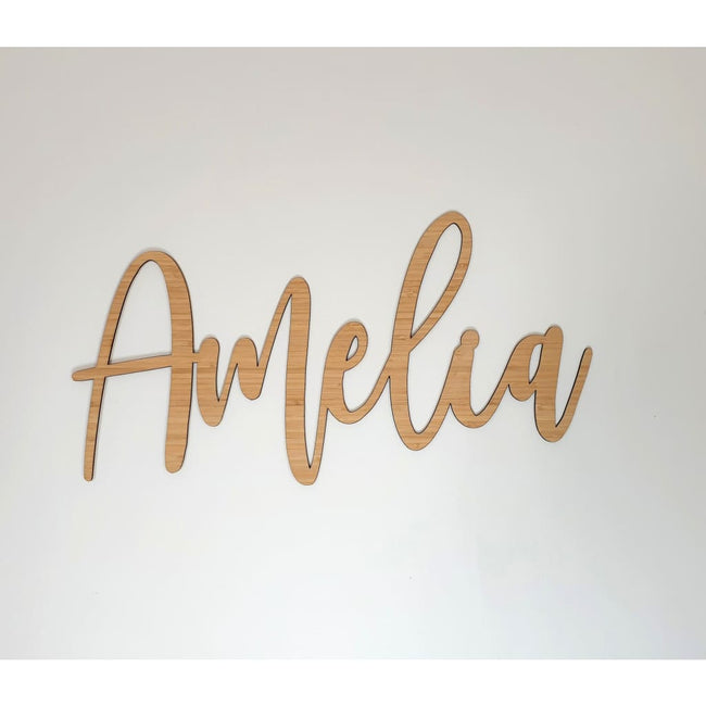 Bamboo name plaque - General Signs