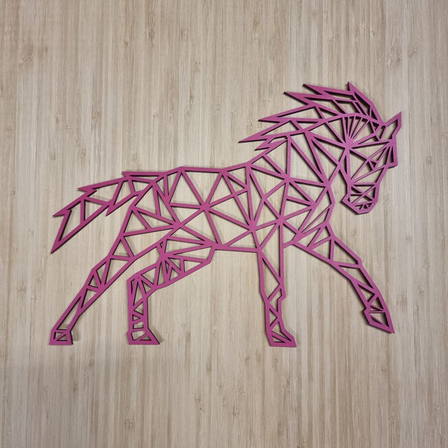 Geometric Unicorn Wall Art - Geometric Animals