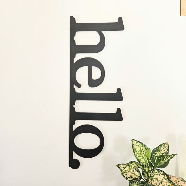 Hello word Wall Art - Geometric Animals