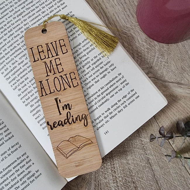 Leave Me Alone Bookmark - Bookmarks