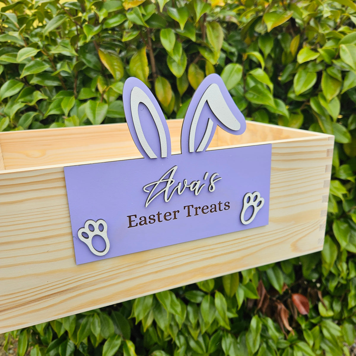 Personalised Bunny Easter Box