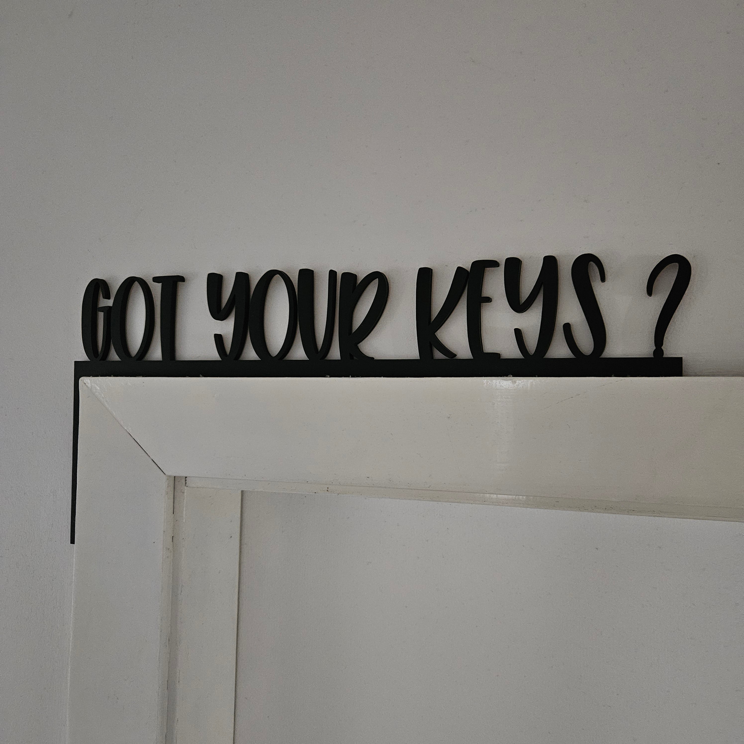 Got Your Keys Door Trim