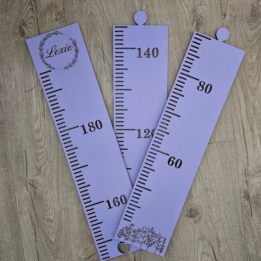 Sectional Height Chart Painted