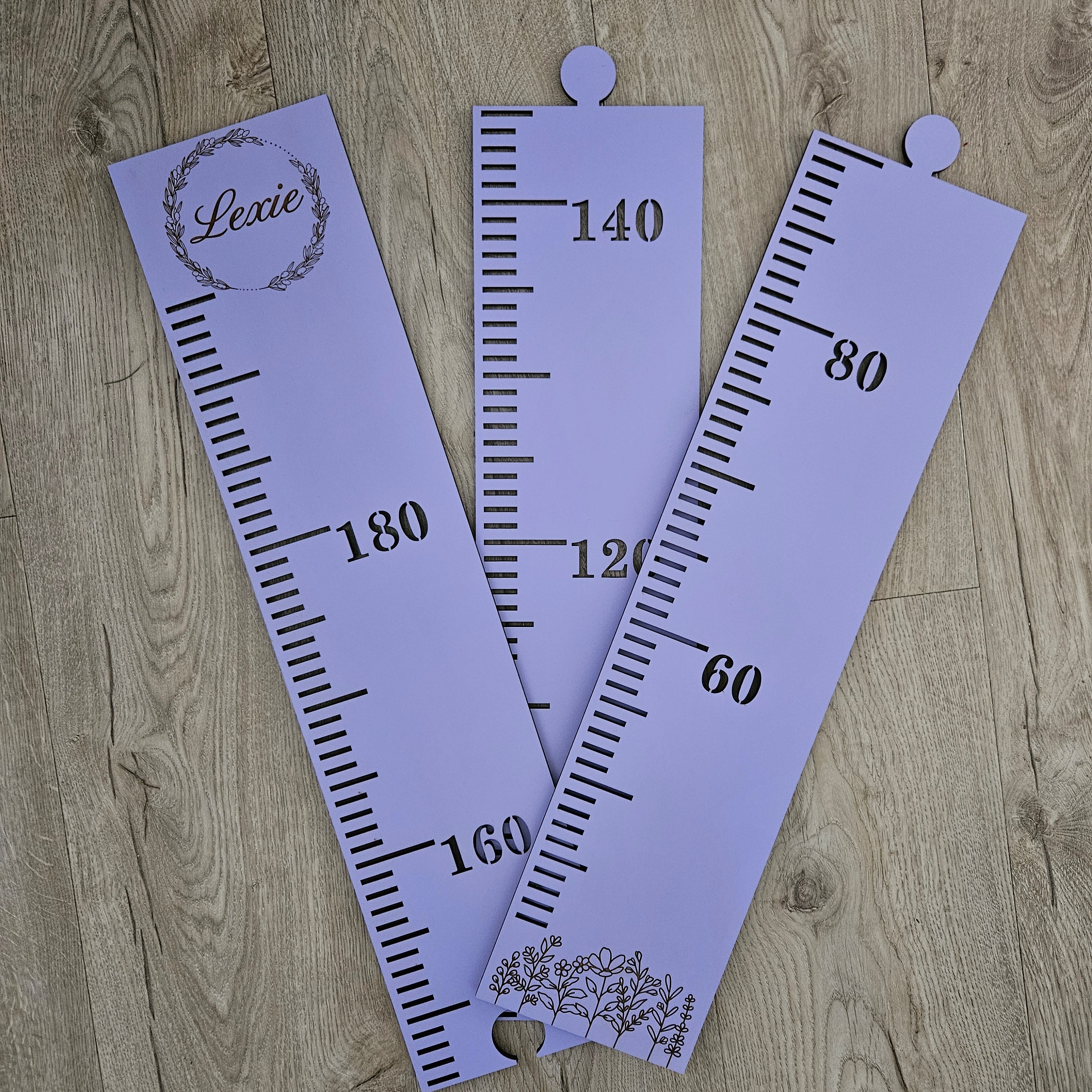 Sectional Height Chart Painted