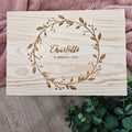 Keepsake Box Name In Wreath