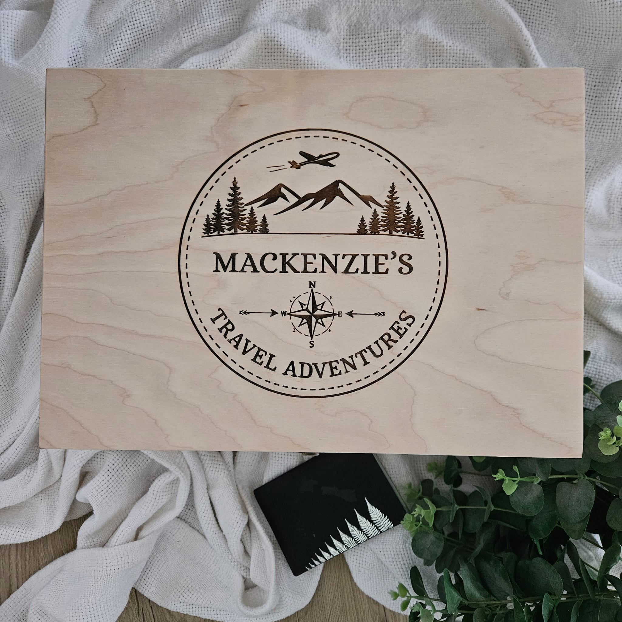 Travel Adventures Keepsake Box
