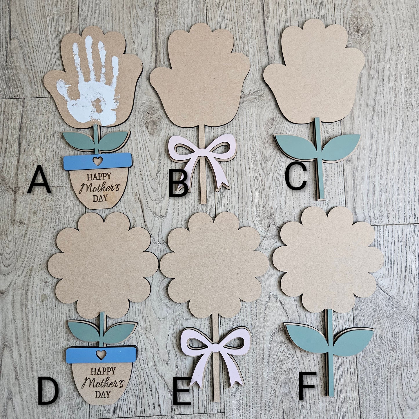 Mothers Day Handprint Flower