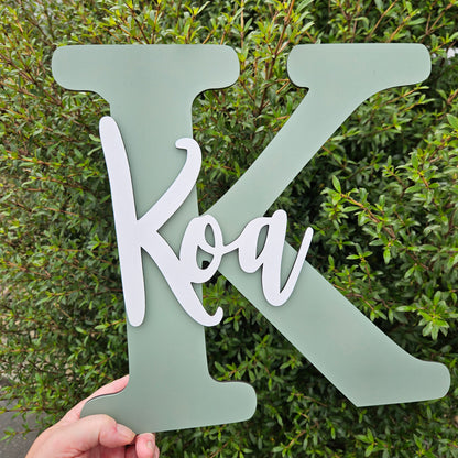 Monogram Two Layer