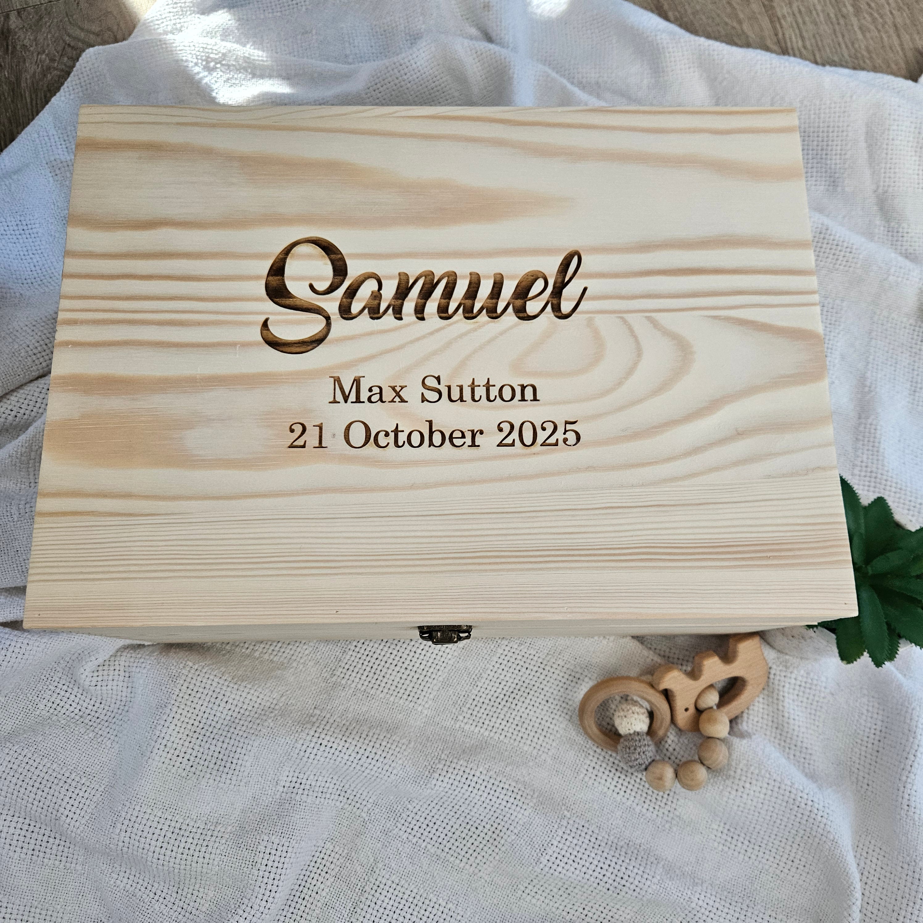 Samuel Wooden Keepsake Box