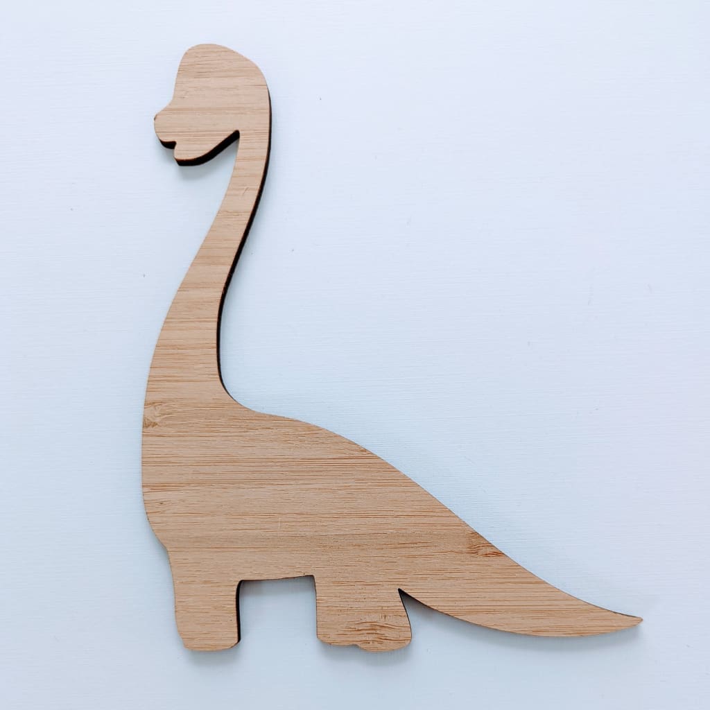 12cm Two Pack Shape/Blank Bamboo - Baby Dinosaur 9 - Craft Shape