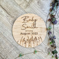 Baby Arriving Soon Bamboo Sign - Baby