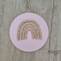 Boho Rainbow - Pink with bamboo - Baby