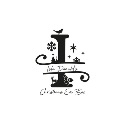 Christmas Eve Box Monogram - Keepsake Box