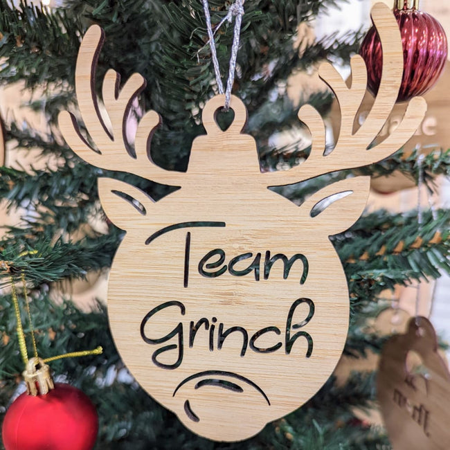 Grinch Christmas Baubles - Team Grinch / One Bauble (Non-participant Pack) - Christmas Baubles