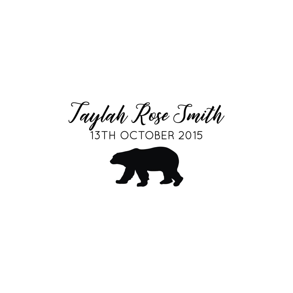 Bear Keepsake Box