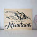 Let Them Sleep Sign - Plywood Sign