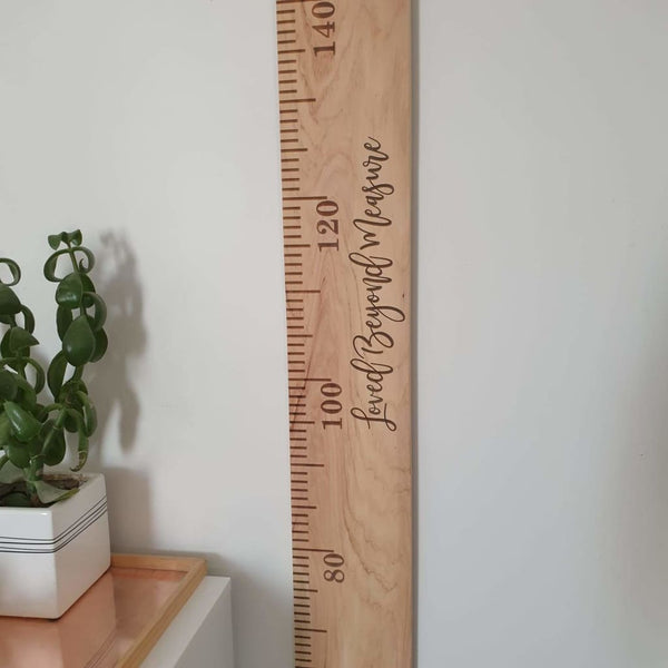 Macrocarpa Childrens Height Chart - Height Chart
