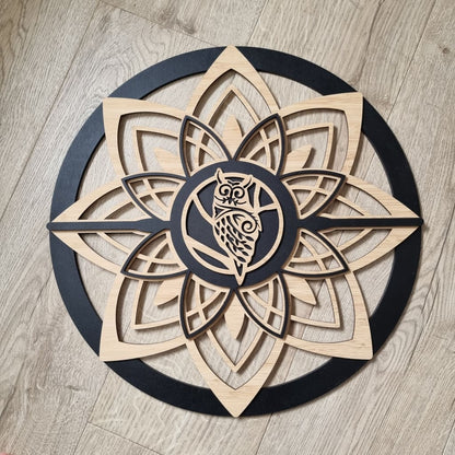 Mandela Flower Single Colour + Bamboo - OWL - Mandela