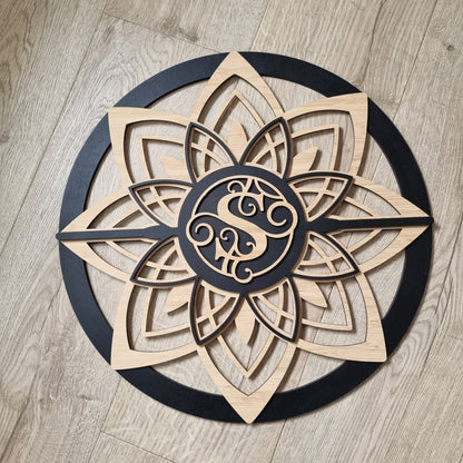 Mandela Flower Single Colour + Bamboo - S - Mandela