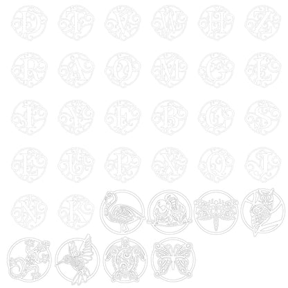 Mandala Flower Single Colour + Stain + Bamboo - Mandala