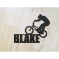 Personalised BMX Name - Laser Cut Name Plaque