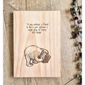 Winnie the Pooh - A Day Without a Friend Quote Solid Pine Sign - Pine Sign